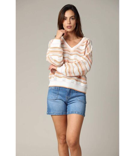 Pull fantaisie avec manches longues style Coachella MELVINA