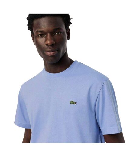 T-shirt Motif/style Logo Brodé Homme Bleu Delft Lacoste