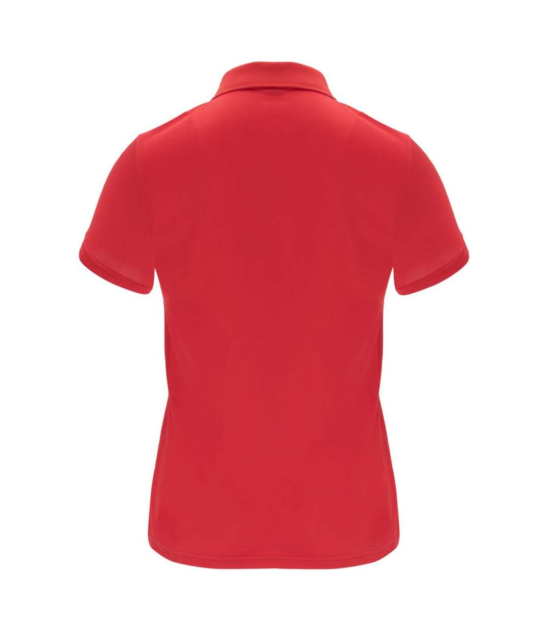 Womens/ladies Monzha Short-sleeved Sports Polo Shirt Red Roly-2