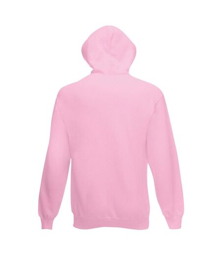 Sweat à capuche homme rose clair Fruit of the Loom