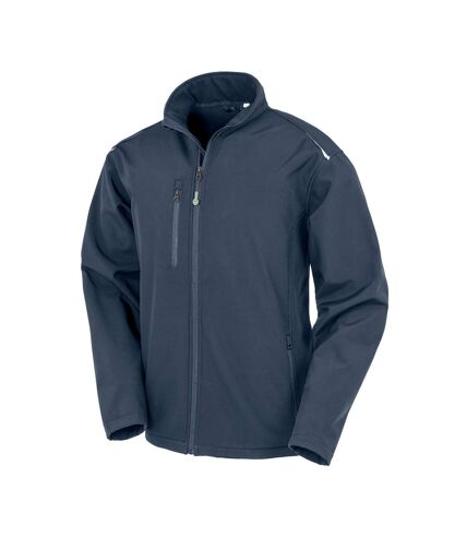 Result Genuine Recycled Mens Soft Shell Jacket (Navy)