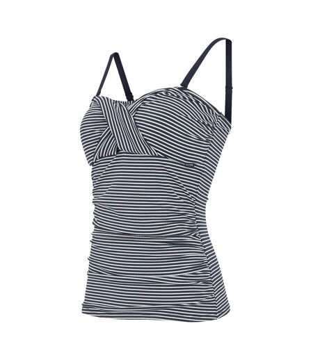 Haut de tankini aceana femme bleu marine / blanc Regatta