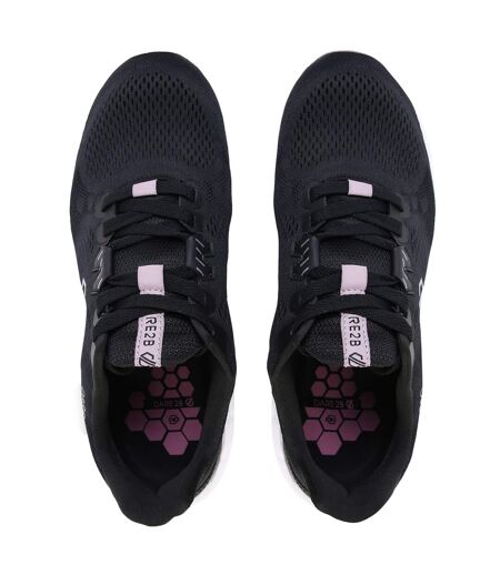 Womens/ladies hex rapid performance trainers black/woodrose Dare 2B