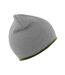 Bonnet D'hiver Unisexe Réversible Fashion Fit Beige Olive Result-1