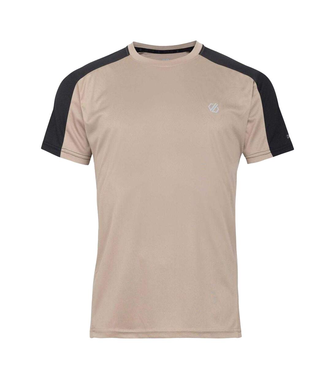 T-shirt Course À Pied Discernible Homme Crème Noir Dare 2B-1