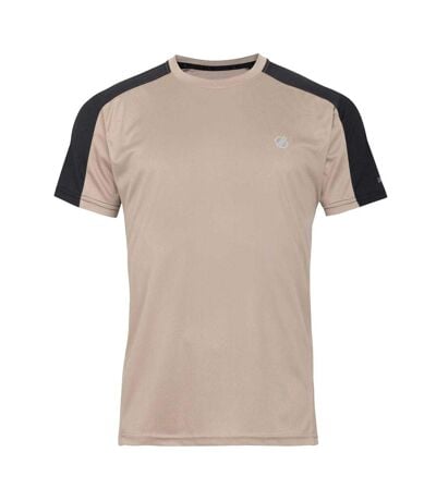 T-shirt Course À Pied Discernible Homme Crème Noir Dare 2B