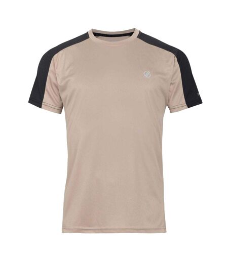 T-shirt Course À Pied Discernible Homme Crème Noir Dare 2B