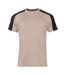 T-shirt Course À Pied Discernible Homme Crème Noir Dare 2B-1