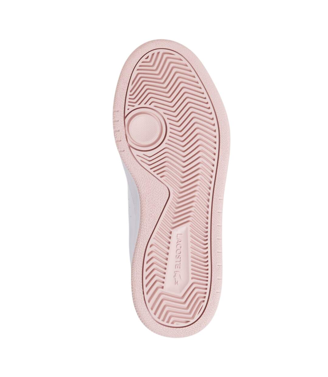 Baskets Court Pro Femme Blanc Rose Lacoste-4