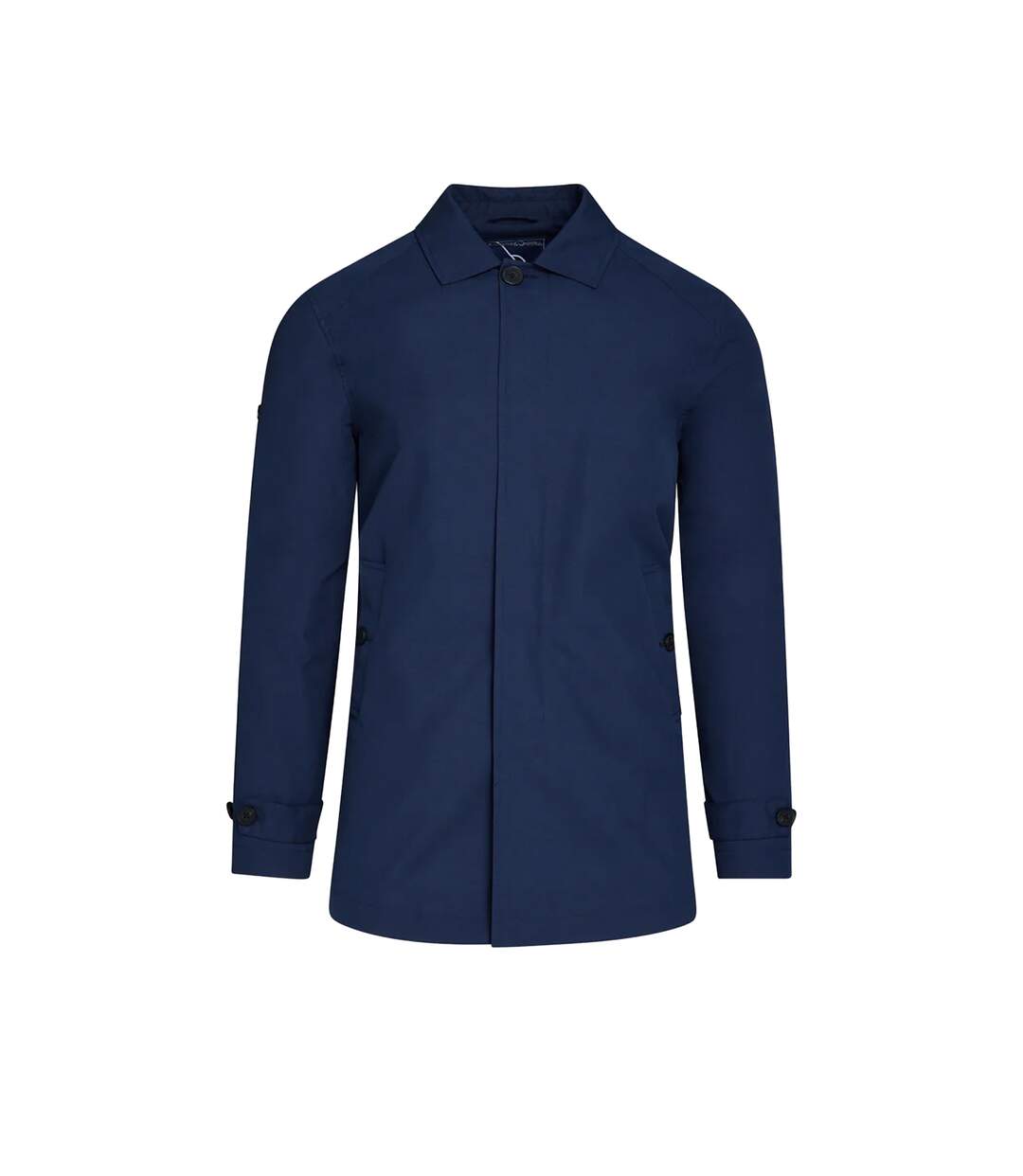 Caban à boutonnage simple homme bleu marine Raging Bull-1