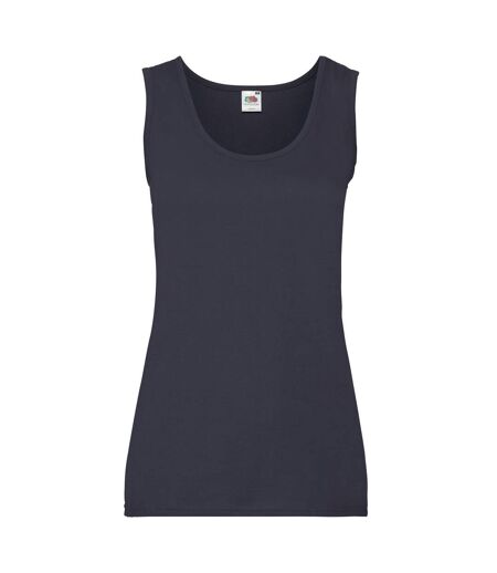 Fruit of the Loom Womens/Ladies Valueweight Lady Fit Tank Top (Deep Navy) - UTRW9777