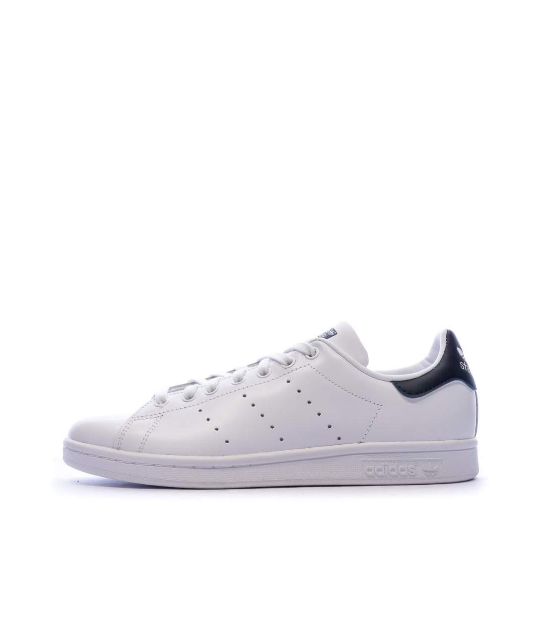 Baskets stan smith blanches/marines homme adidas m20325-1