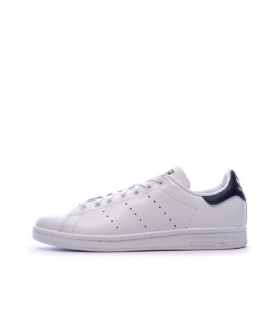 Baskets stan smith blanches/marines homme adidas m20325