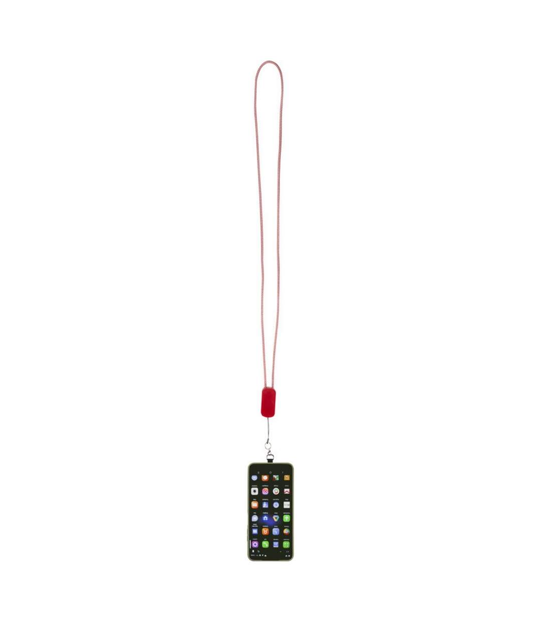Anser 5 In 1 Recycled Plastic Phone Lanyard Red Floso-1