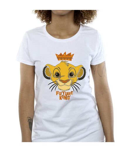 Disney - T-shirt THE LION KING FUTURE KING - Femme (Blanc) - UTBI16369