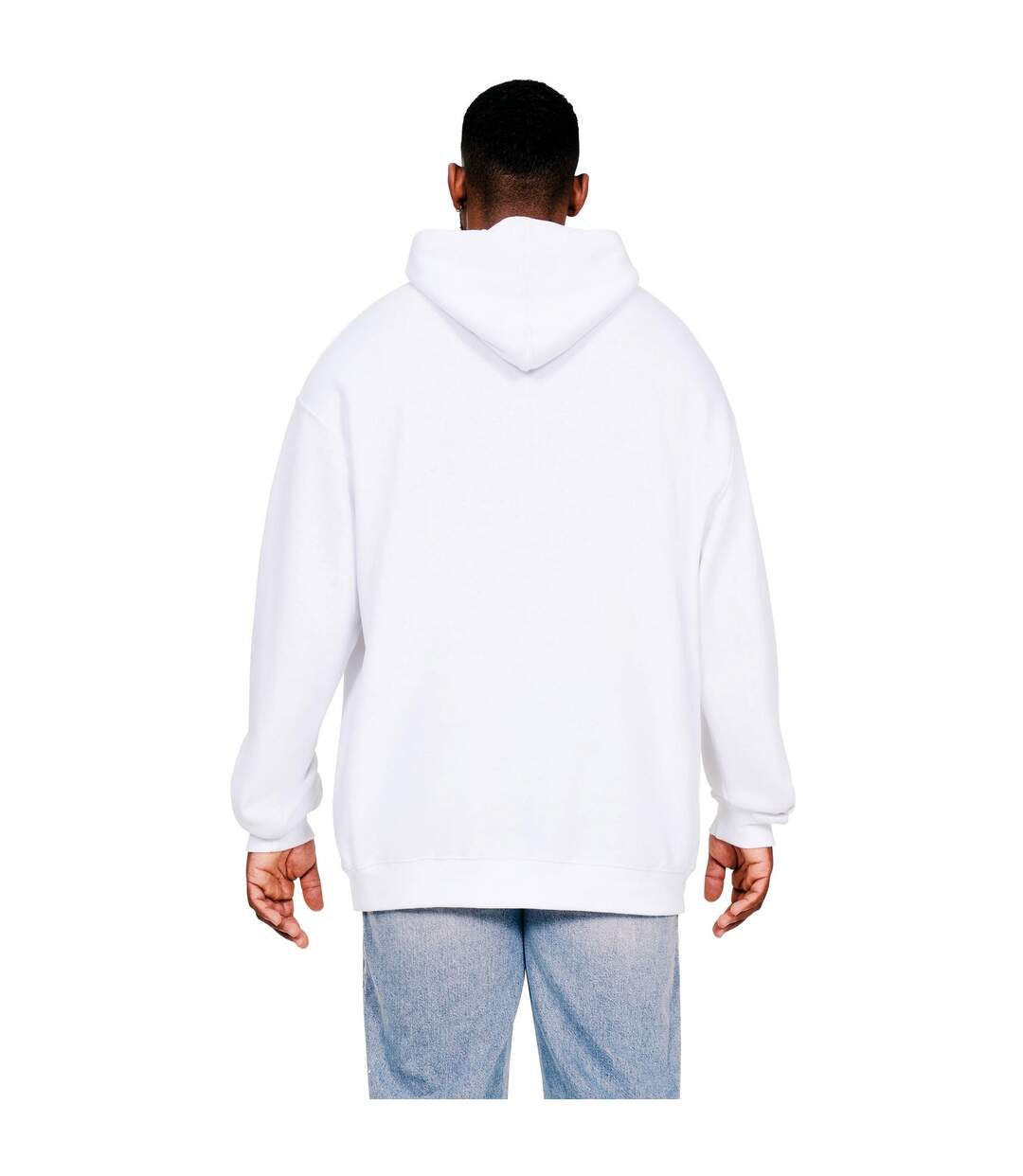 Sweat à capuche homme blanc Casual Classics-2