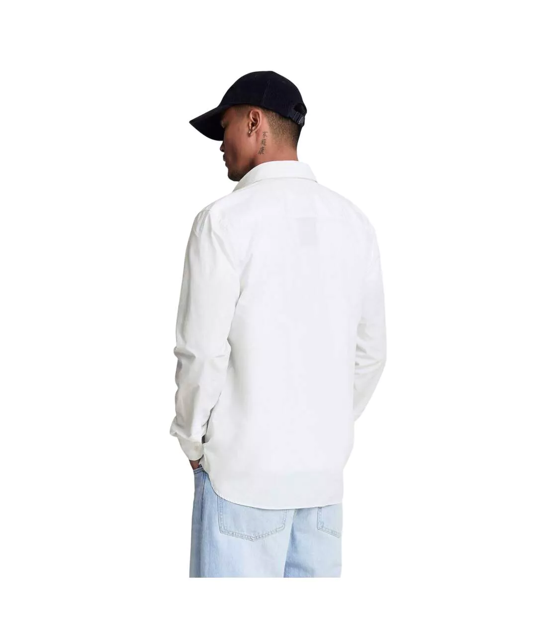 Chemise Style Logo Homme Blanc Lyle & Scott-3