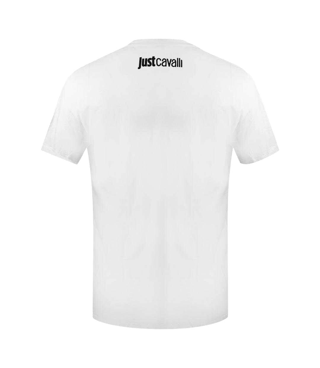 T-shirt Motif Délavé Homme Blanc Just Cavalli-2
