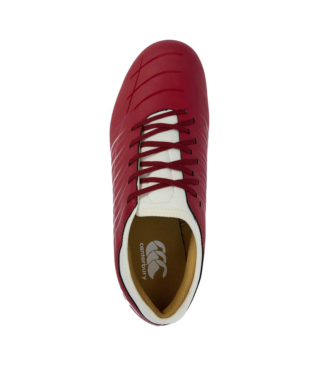 Unisex Adult Phoenix 2.0 Team Leather Soft Ground Rugby Boots Red Dahlia Canterbury-4