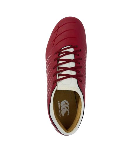 Unisex Adult Phoenix 2.0 Team Leather Soft Ground Rugby Boots Red Dahlia Canterbury