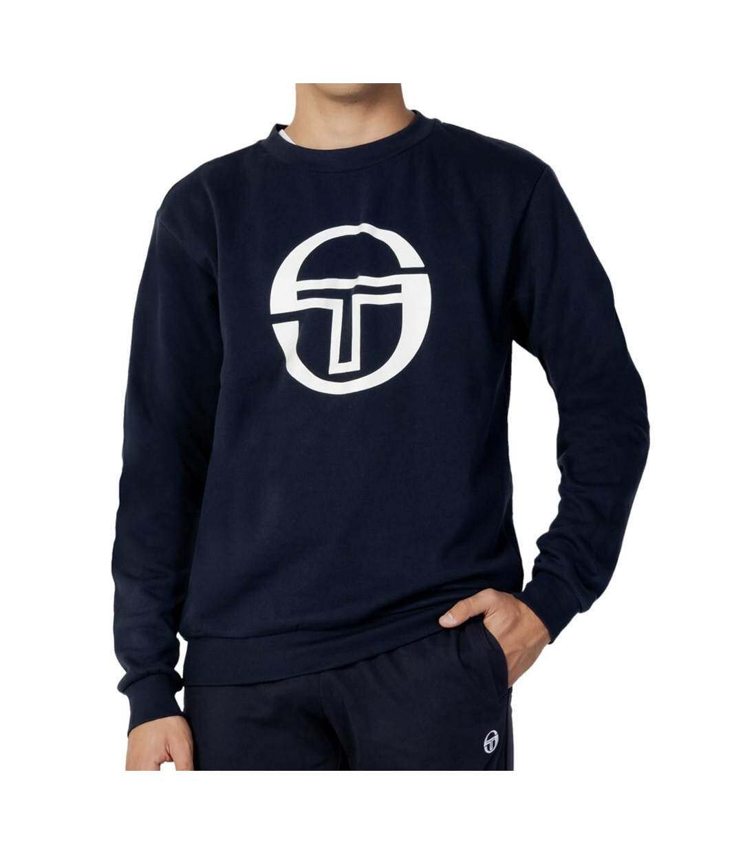 Sweat Marine Homme Sergio Tacchini Crew Stadium - S