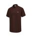 Polo Motif/style Logo Brodé Homme Marron Chocolat Slazenger-3