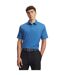 Mens Performance Breathable Athletic Polo Shirt Capri Blue Under Armour-1
