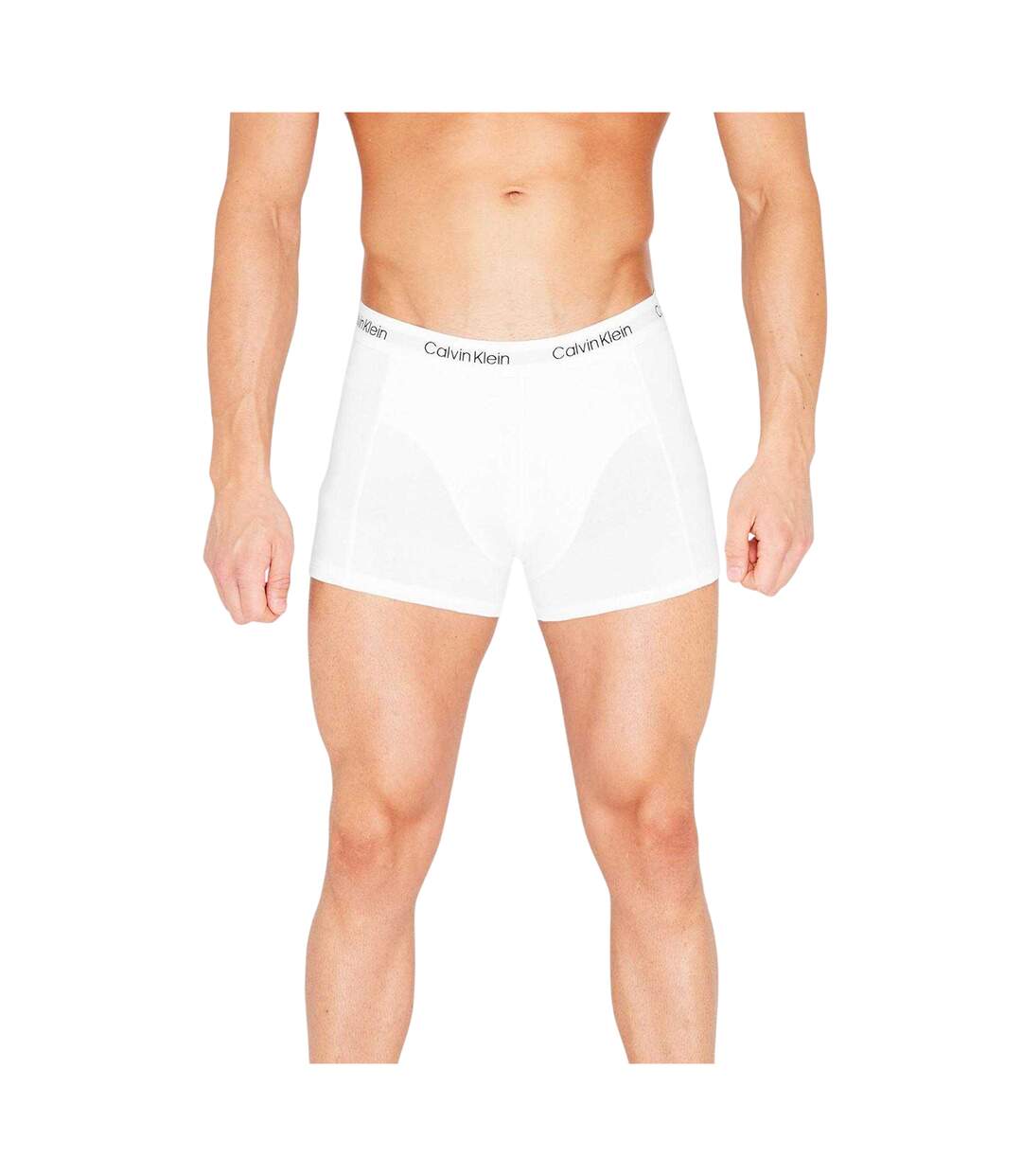 Lot De 2  Sous-vêtements Homme Blanc Calvin Klein-4