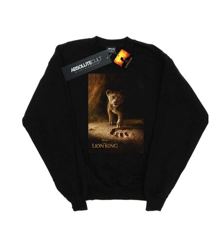 Disney Sweatshirt Womens/Ladies The Lion King Movie Simba Poster (Noir) - UTBI22185