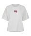 T-shirt Motif/style Drapeau Polo Femme Blanc Ralph Lauren-2