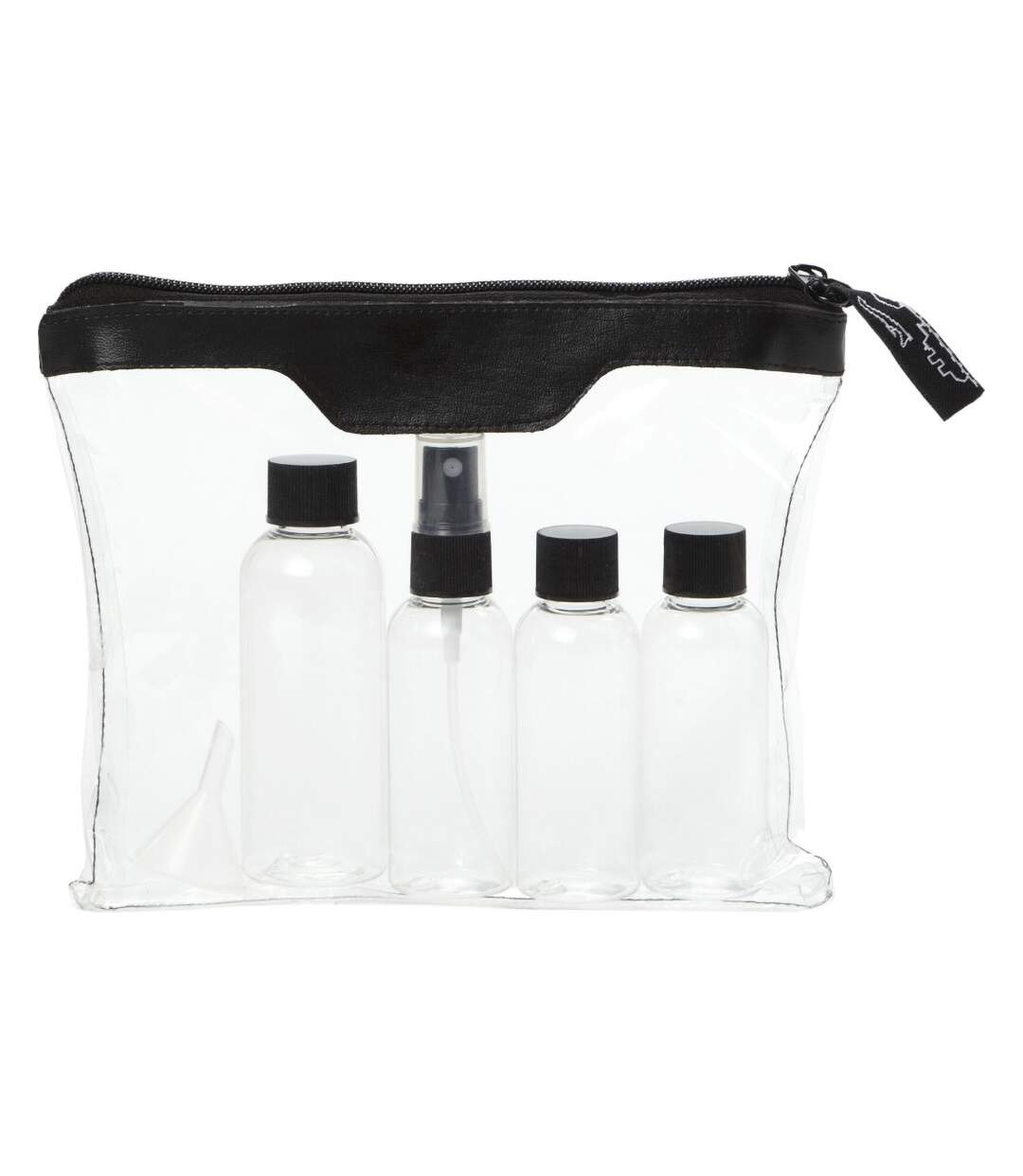 Set de bouteilles de voyage approuvé par la compagnie aérienne munich 20 x 16 x 3.4 cm transparent/black Bullet-1