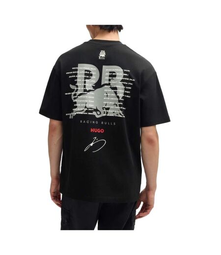 Mens Yuki Tsunoda Artwork T-shirt Black Hugo