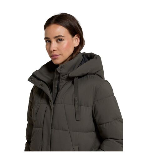 Manteau comfort cloud femme kaki foncé Animal