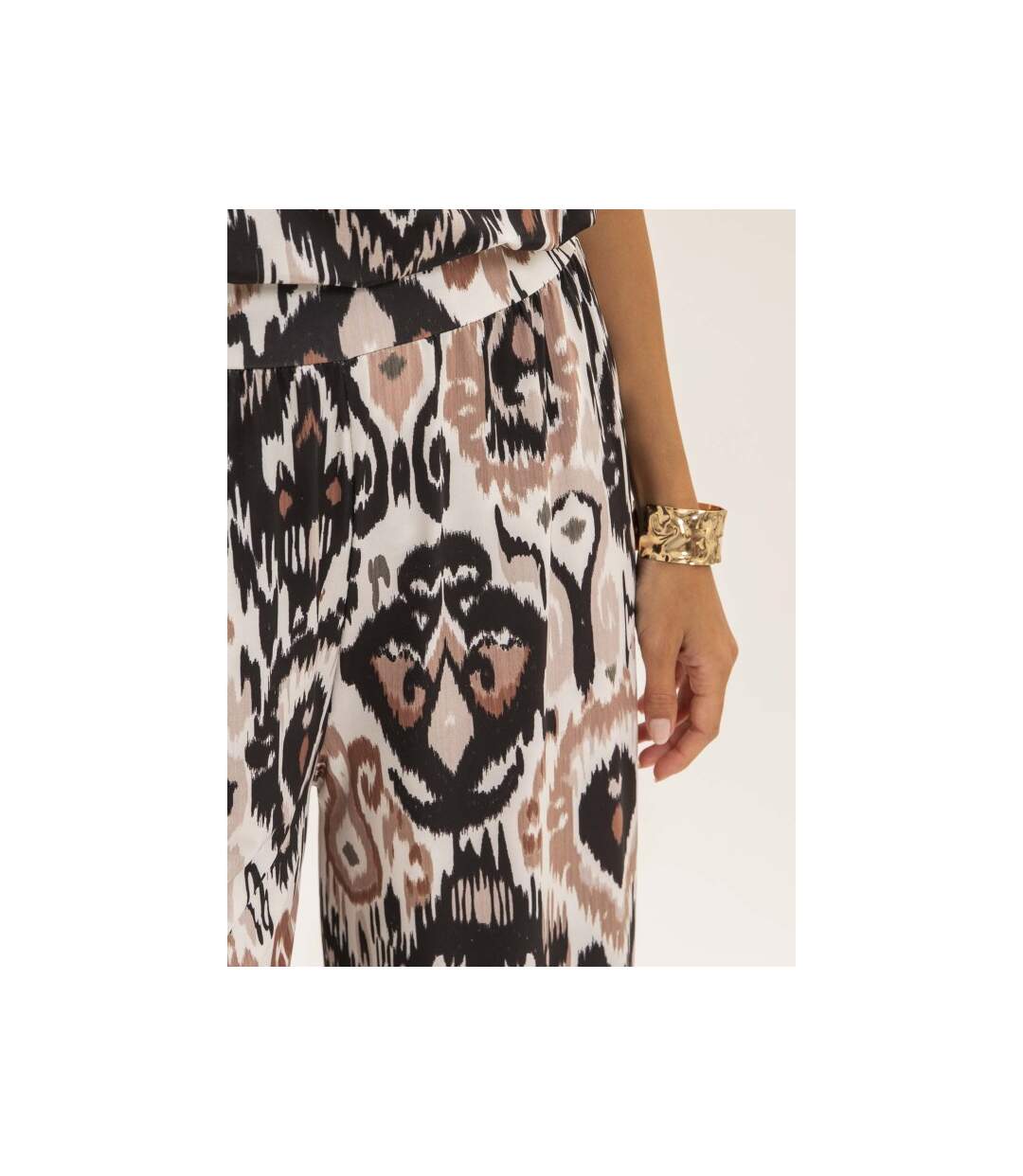 Pantalon fluide motifs ETONIA - Dona X Lisa-3
