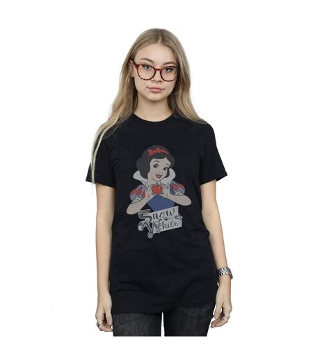 Disney Princess - T-shirt SNOW WHITE APPLE - Femme (Noir) - UTBI42644