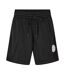 Womens/ladies Jersey Sweat Shorts  Black Puma-1