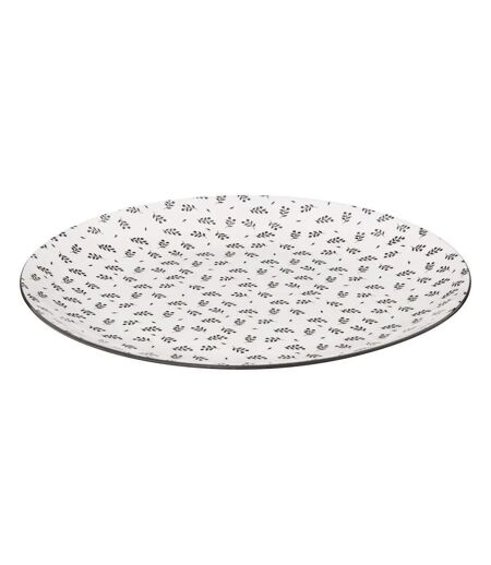 Lot de 6 Assiettes Plates Iris 26cm Beige