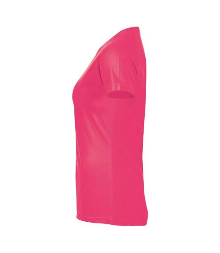 T-shirt Sporty Femme Corail Néon SOLS