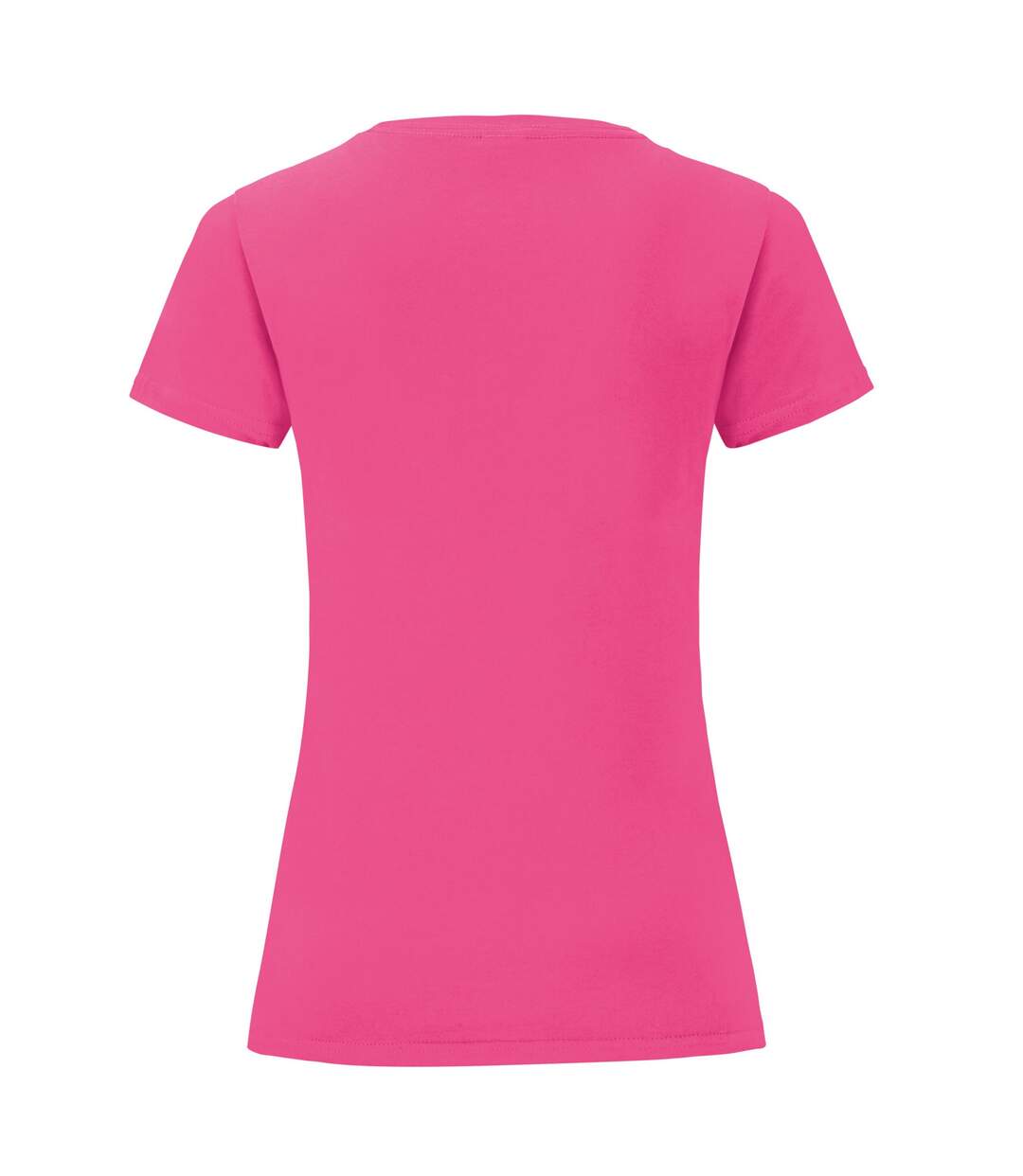 T-shirt Iconic Femme Fuchsia Fruit Of The Loom-2