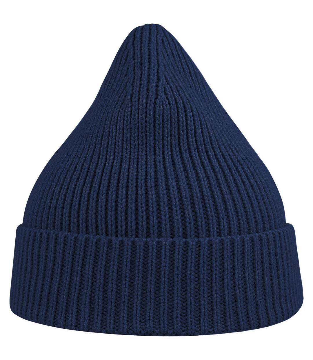 Unisex adult andy recycled polyester beanie navy Atlantis-2
