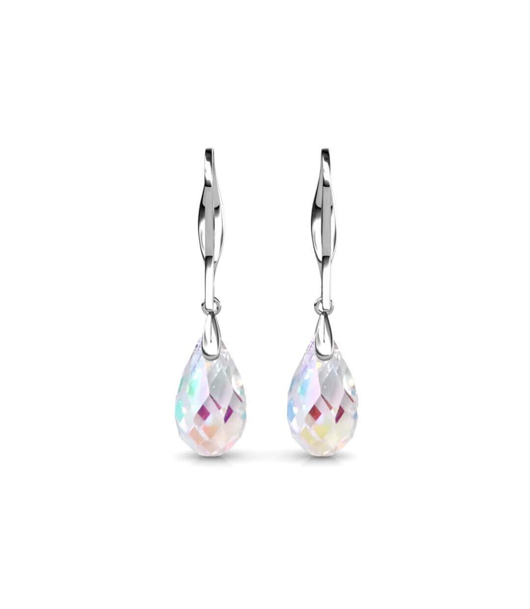 Boucles d'oreilles Droplet Hook, Cristal d'Autriche-4