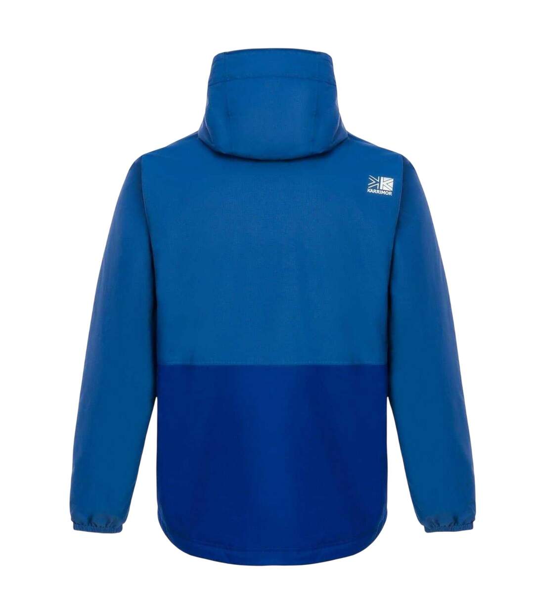 Mens Colour Block Waterproof Half Zip Padded Jacket Blue Royal Blue Karrimor-2
