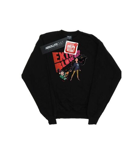 Disney - Sweat WRECK IT RALPH POCAHONTAS AND VANELLOPE - Femme (Noir) - UTBI43169