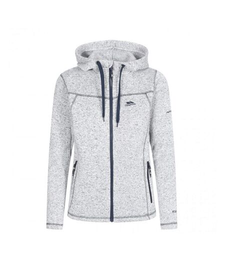 Veste Polaire Odelia Femme Blanc Chiné Bleu Marine Trespass