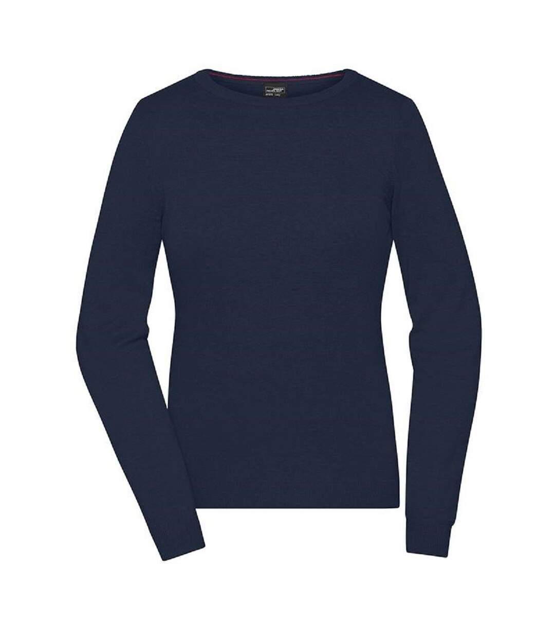 Pull classique col rond - Femme - JN1313 - bleu marine