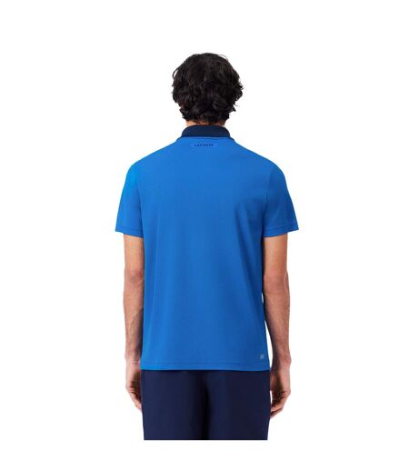 Polo Tennis Novak Djokovic Homme Bleu Lacoste