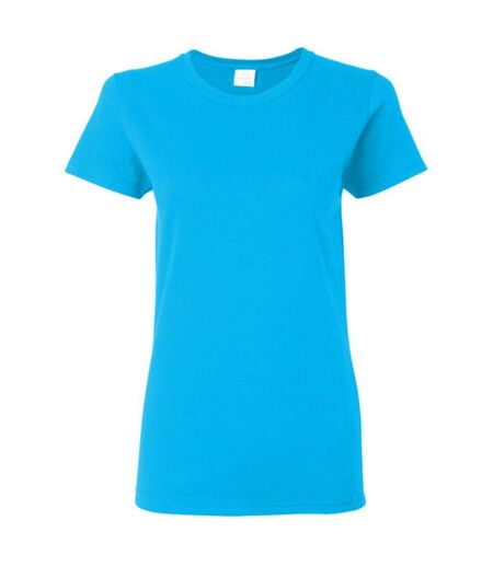 T-shirt À Manches Courtes Coupe Féminine Femme Saphir Gildan
