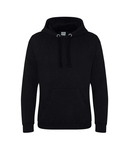 Sweat à capuche adulte noir vif Awdis