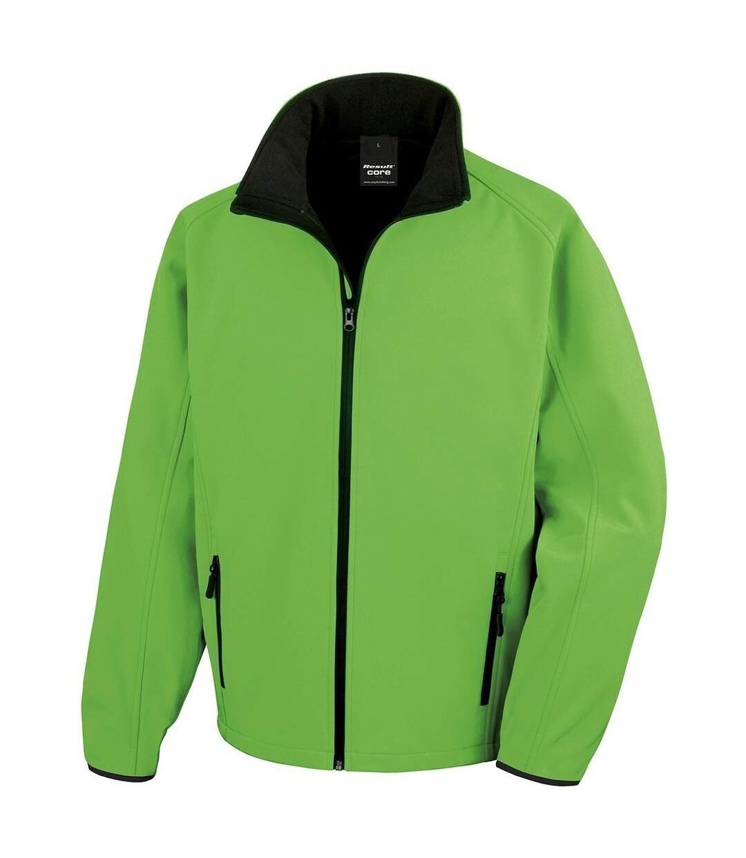 Veste softshell - Homme - R231M - vert et noir-2