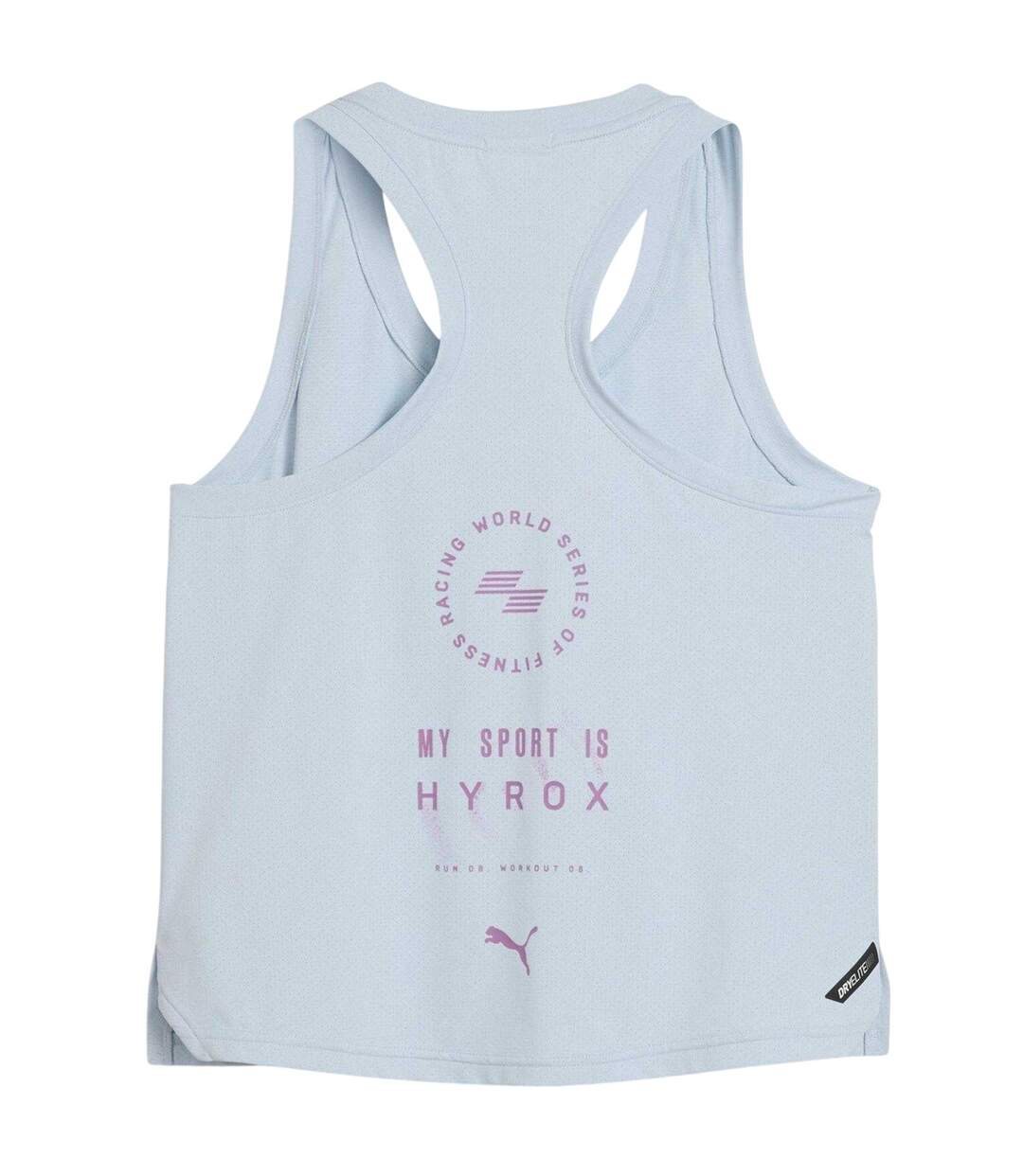 Womens/ladies Hyrox Dryelite Tank Top Lucid Blue Puma-2